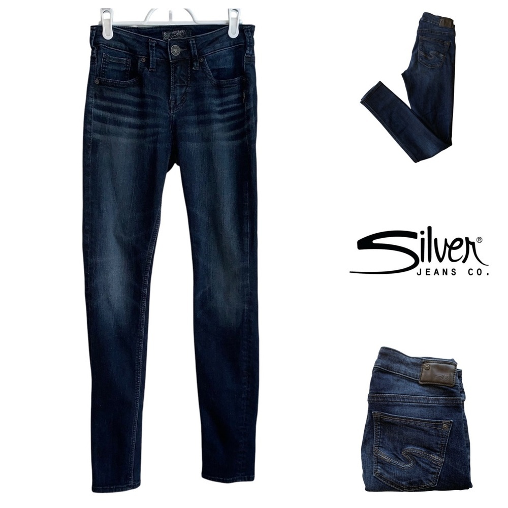 50% OFF MOVING SALE Silver Jeans Co. Aiko High Super Skinny Jeans W25 L31 Medium